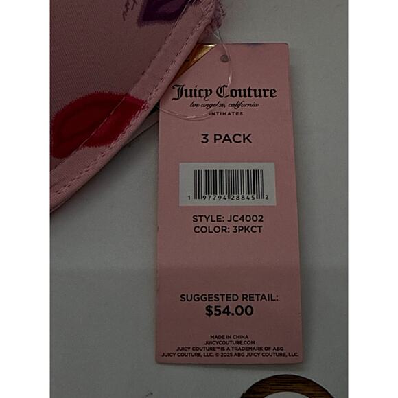 Juicy Couture Intimates Sexy Push Up Bra 38C JC4002 Multicolor - Picture 4 of 4